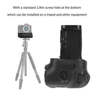 New US Plug 100 240V Portable Vertical Battery Grip Holder Replacement 1/4in Scr