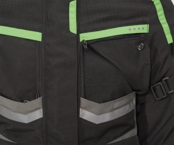 Kawasaki Damen Textiljacke Trier schwarz/grau NEU - Bild 2 von 4