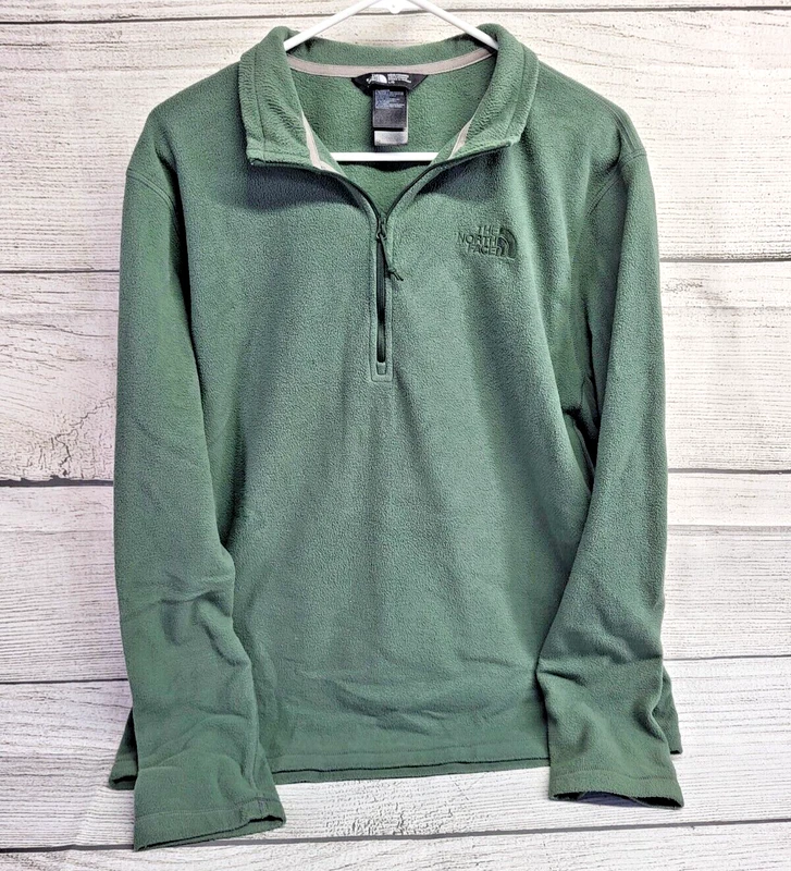 north-face fleece 1/4 zip jacket