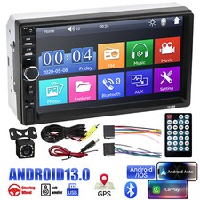 Double 2 Din 7  Car Stereo Touch Screen Car Radio Apple CarPlay Android Auto BT