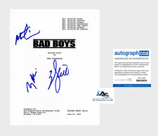 WILL SMITH MARTIN LAWRENCE +1 AUTOGRAPH SIGNED BAD BOYS FULL SCRIPT ACOA
