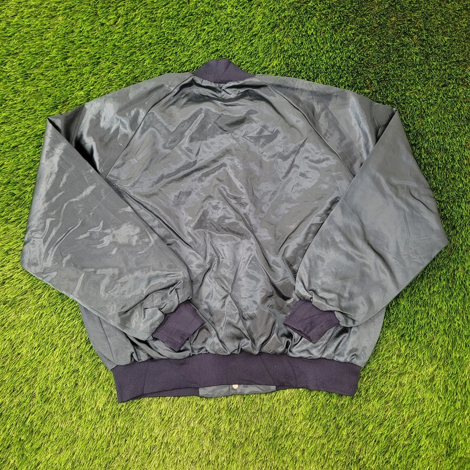 Chaqueta de bombardero Road-EO 1992 2XL 28x27 holgada Newark-Division Foto 2 de 4