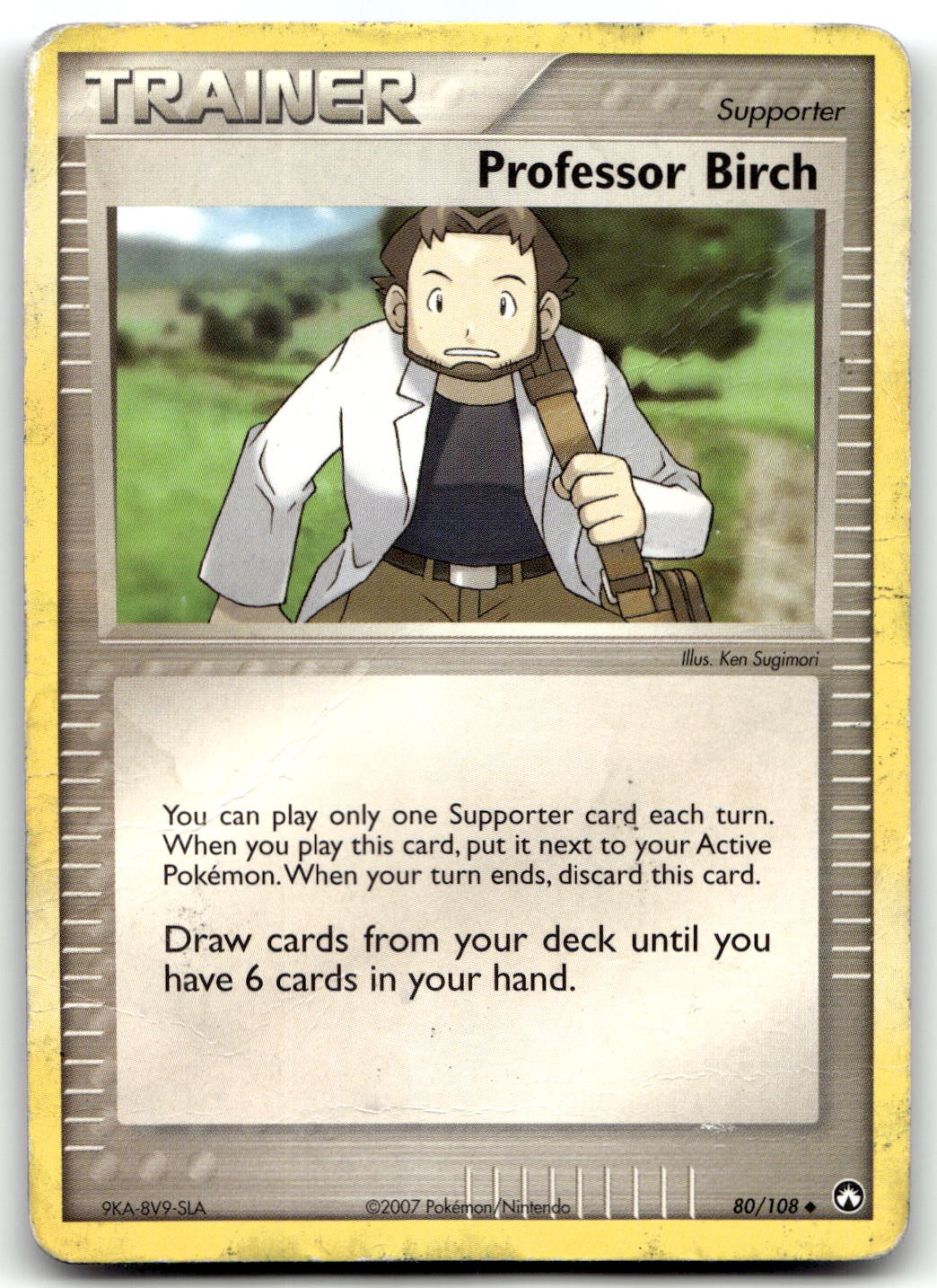 Professor Birch 80/108 Power Keepers Uncommon Normal Pokemon TCG HP