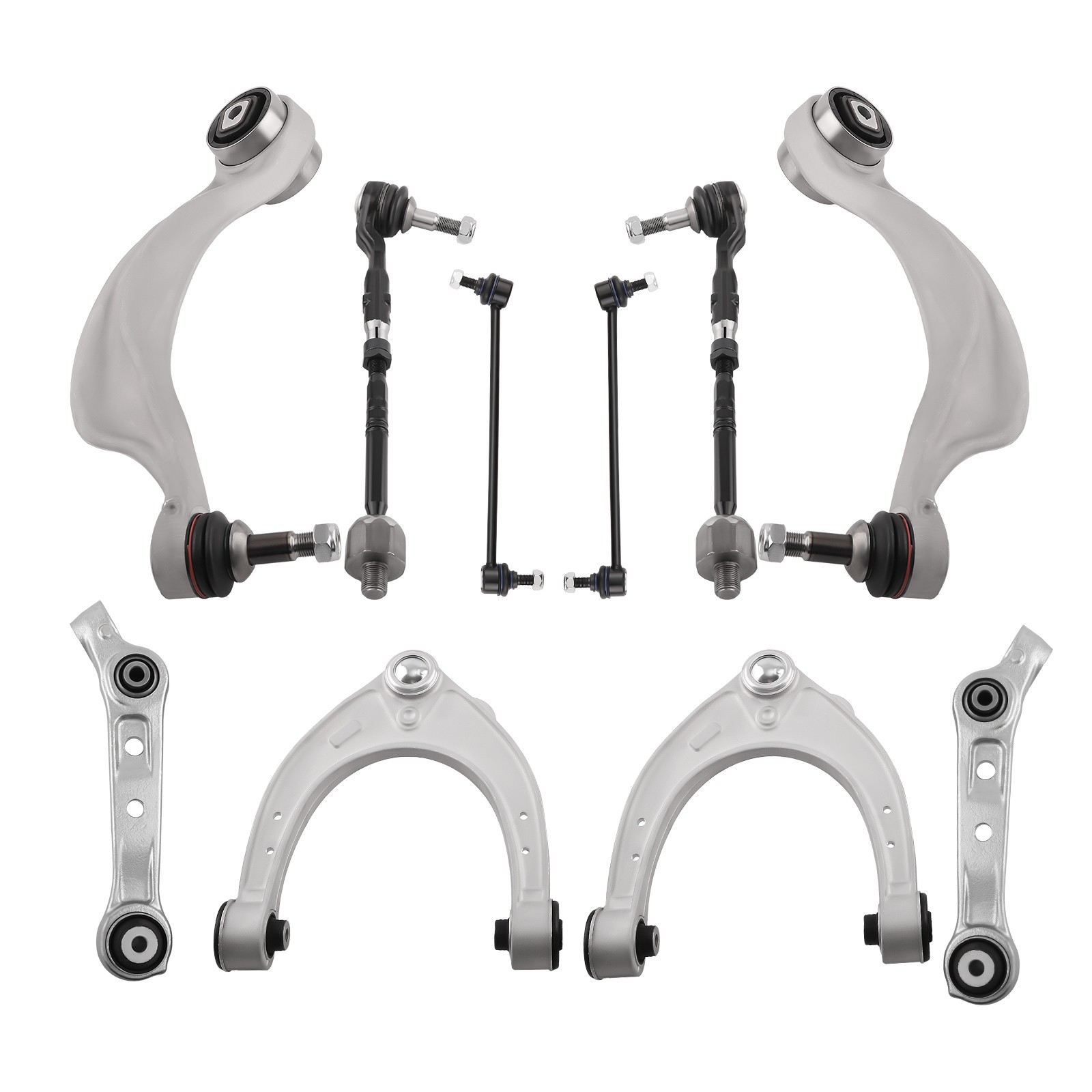 10X Front & Rear Lower Control Arm Kit for BMW 5 6 Series F06 F10 F12 F13 xDrive