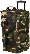 Rockland Rolling Duffel Bag CAMO 36in