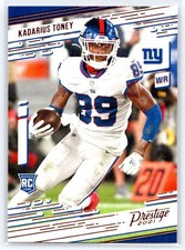 2021 Panini Chronicles Prestige #214 Kadarius Toney Prestige Rookies Update