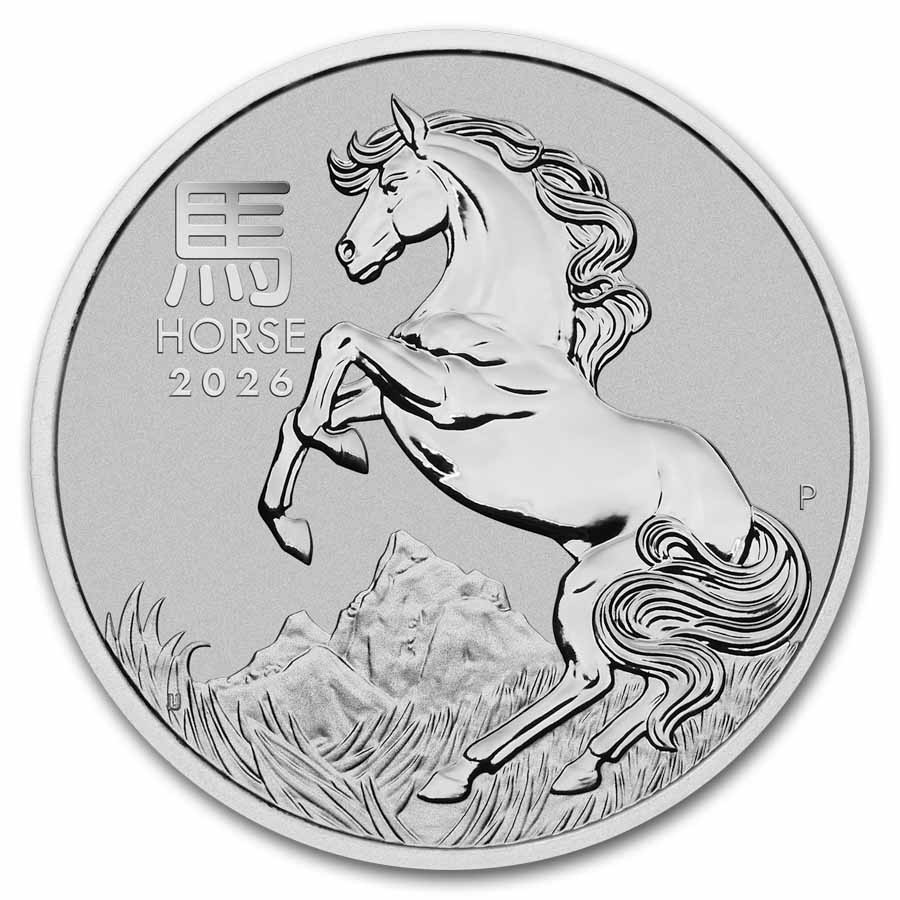 2026 AUS 1 oz Platinum Lunar Horse MS-70 PCGS (FDI, Red Label) | eBay