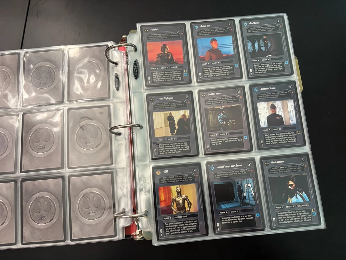 Star Wars CCG Decipher Complete Collectible Card Game Sets for