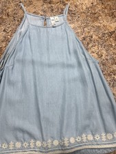 Women  s ALYA TANK Top DENIM Shirt Size Medium