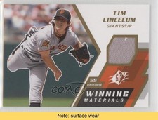 2009 SPx Winning Materials 1 Tim Lincecum #WM-TL READ 0af