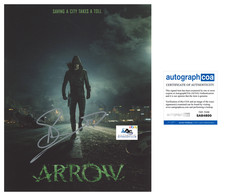 STEPHEN AMELL AUTOGRAPH SIGNED 11X14 PHOTO ARROW DC COMICS ACOA