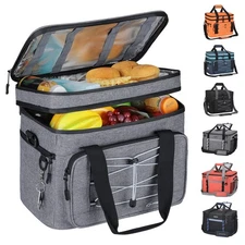 Cooler Bag,Soft Bag,Collapsible Soft Sided Cooler, 30 Cans Beach Leakproof Ca...
