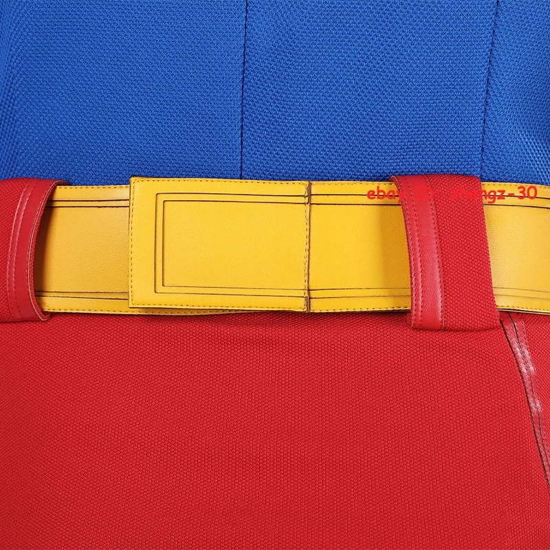 2025 Superman Legacy Clark Kent Halloween Disfraz Conjunto Juegos con disfraces Mono Traje Foto 3 de 4