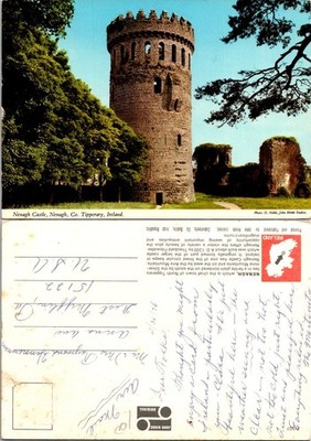 Nenagh Castle Postcard Tipperary Ireland Vintage Scenic Tower Written Unposted