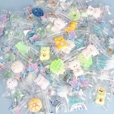 10pcs Squishy Fun Box Toys Kit Set- Mini Taba Cheap Squishies Fidget Squeezee To