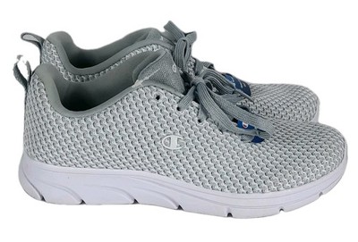 Champion Womens Memory Foam Shoes Size 7.5 Gray Knit Material NEW