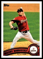 Wandy Rodriguez 2011 Topps #241 Astros MLB READ FREE SHIPPING AutographDen
