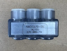 Electrical 3 Port Terminal Insulated Connectors #14 - 2/0 ALUM / COPPER