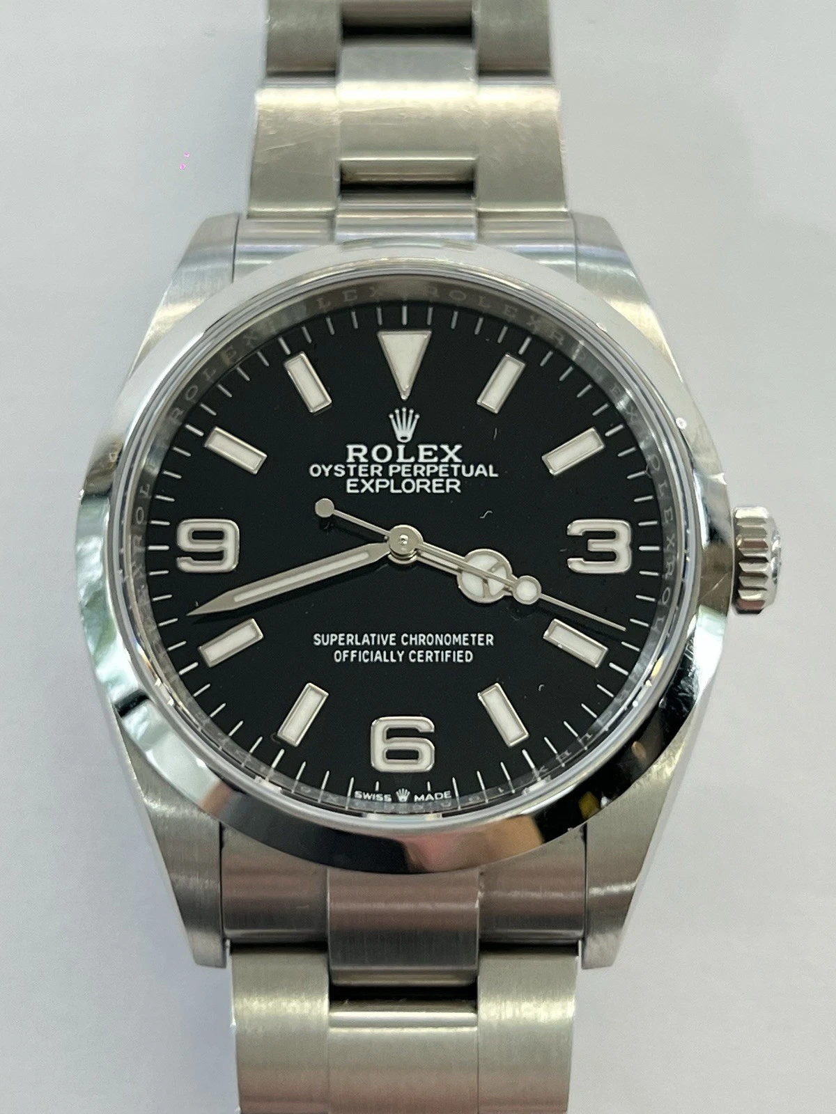 Rolex Explorer Stainless Steel Black Dial 36mm Automatic Watch 124270