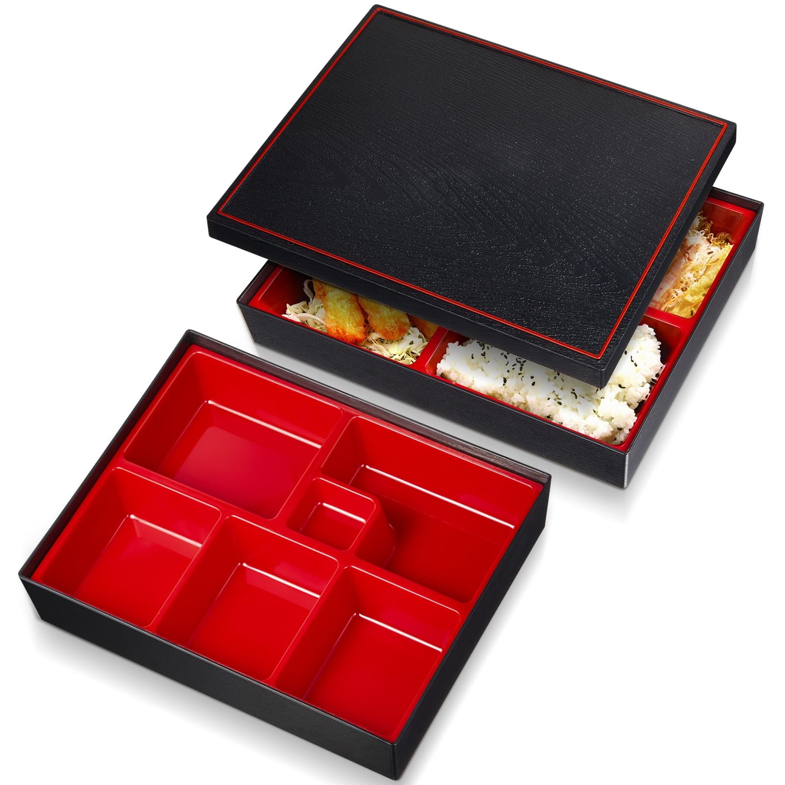Kids Lunch With Spoon & Fork - 28oz 3 Compartment Sandwich Containers
