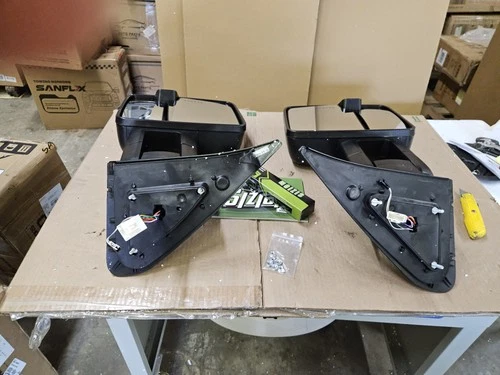 Used For Smoked Lens 2007-2017 Toyota Tundra Tow Mirrors Power Heated LED Signal