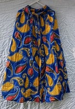 Advance Apparel 100 Cotton Vibrant African Skirt Pockets One Size