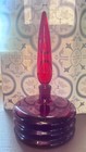 Blenko Regal Specialty Line 9-RE Ruby Red Decanter Historic Period Husted 1960 — photo 5