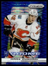 2013-14 Panini Prizm Prizms Blue PULSAR ROOKIE Mark Cundari Calgary Flames #215