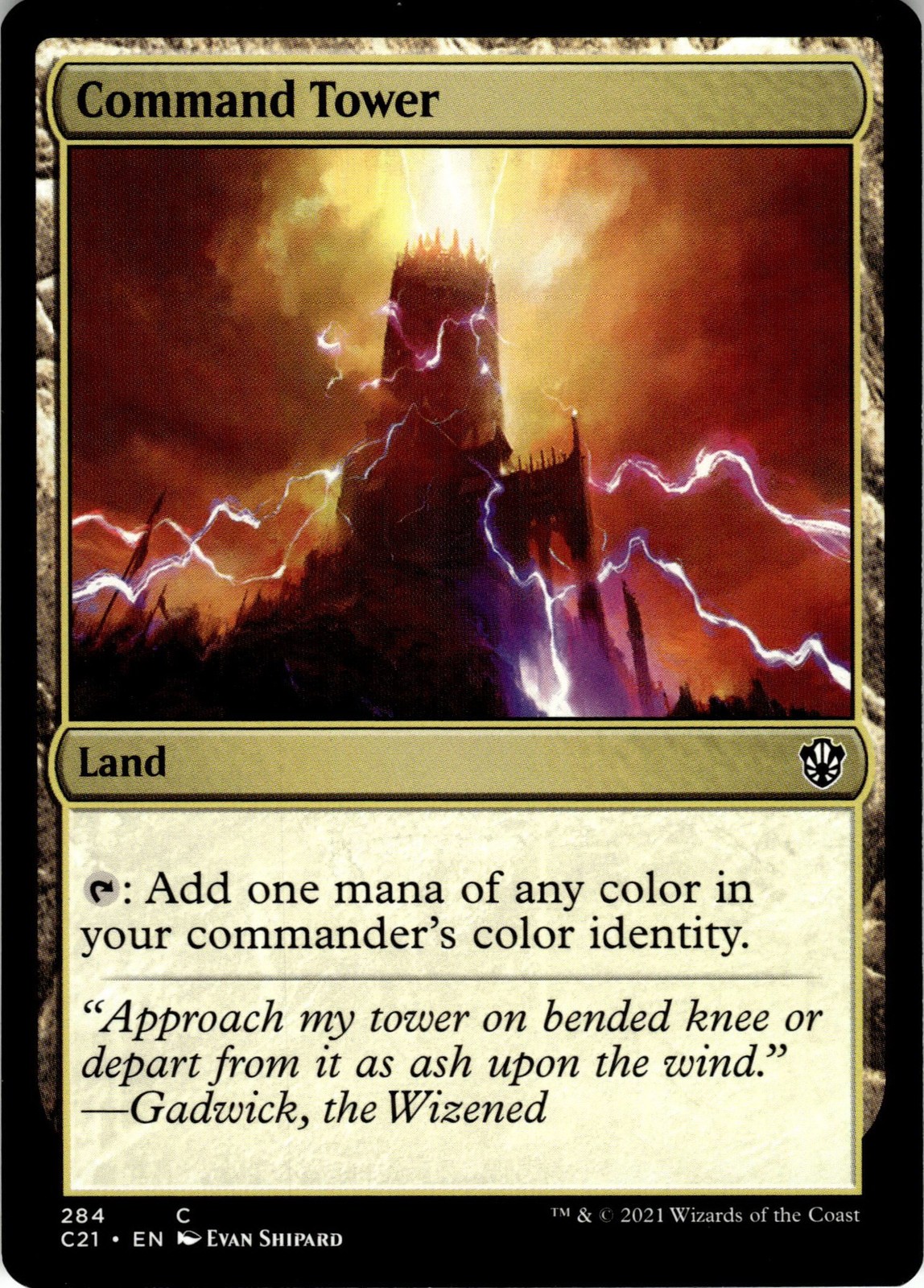 Magic Command Tower Commander 2021 284 Near Mint