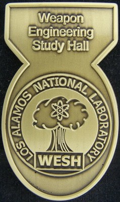 Los Alamos National Laboratory WESH Challenge Coin
