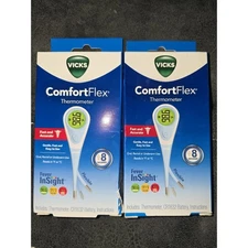 2 PACK - Comfortflex Thermometer - NEW s29