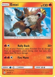 Entei 28/236 Cosmic Eclipse Rare
