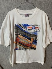 NASCAR Bristol 2010  Vintage T Shirt White, Food City 500 Bayside Size 2XL