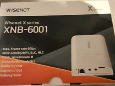 Wisenet XNB-6001 X Series Covert Network Camera Main Module w/o Lens, White
