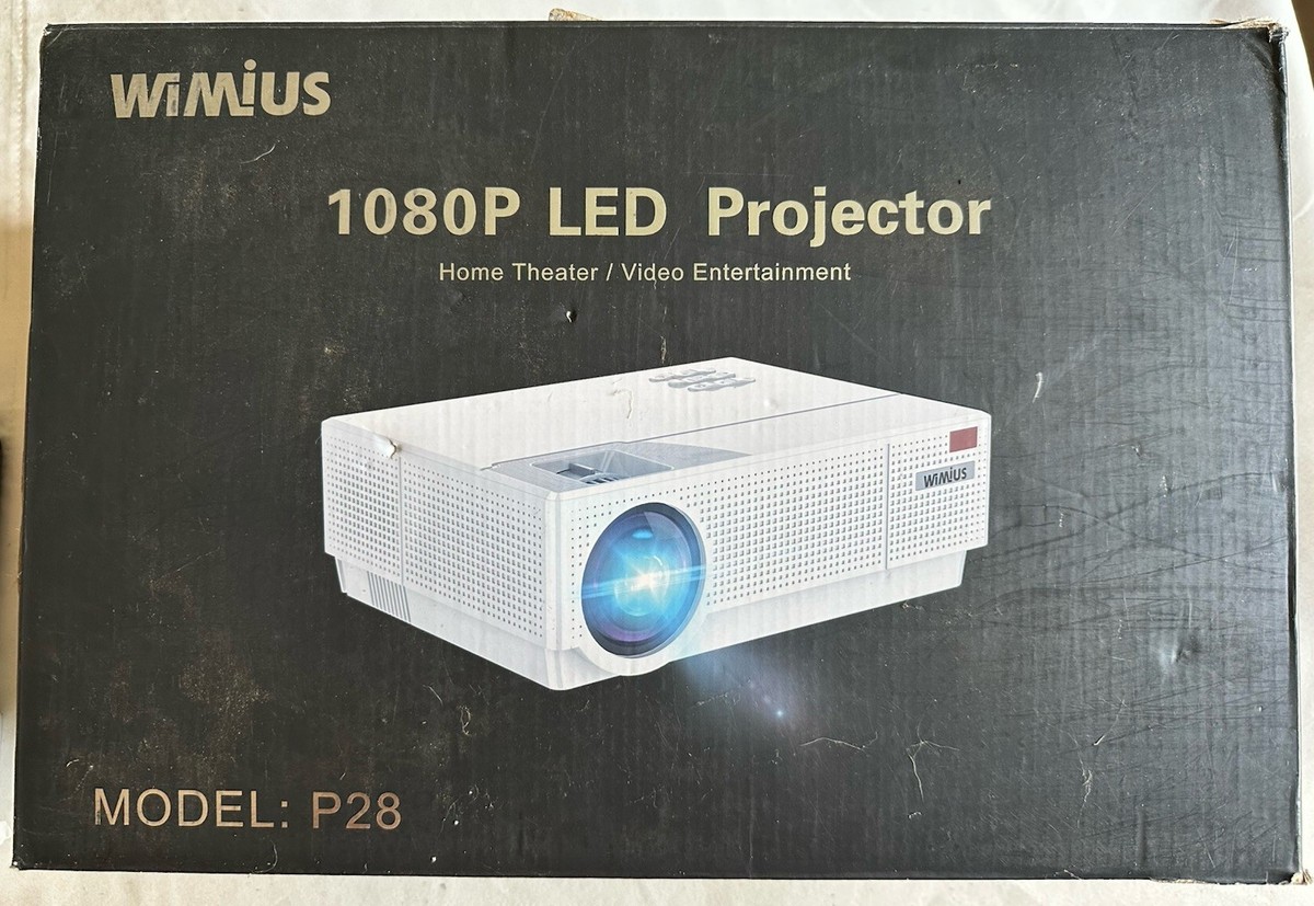 プロジェクター　wimius  p28 WiMiUS P28 400 ANSI Lumens Native 1920x1080 Outdoor Video
