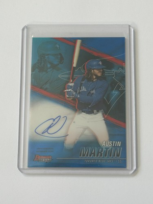#ad 2021 Bowmans Best AUSTIN MARTIN #B21 AM Blue Refractor Auto 150 $20.00