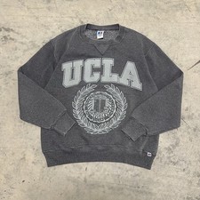 Vintage 90s UCLA Russell Athletic Crewneck Mens Size Medium Sweatshirt USA Made
