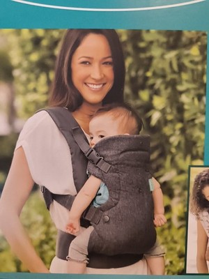INFANTINO Babytrage  FLIP 4 in 1 convertible  4 Positionen, in Grau, wie NEU.