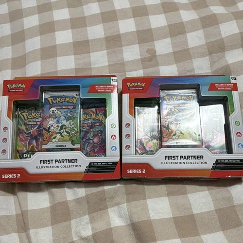 2x Pokémon TCG First Partner Illustration Collection Series 2