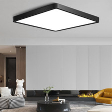 12Inch 24W Square LED Ceiling Light Fixtures Flush Mount, 6000K Cold White LED C