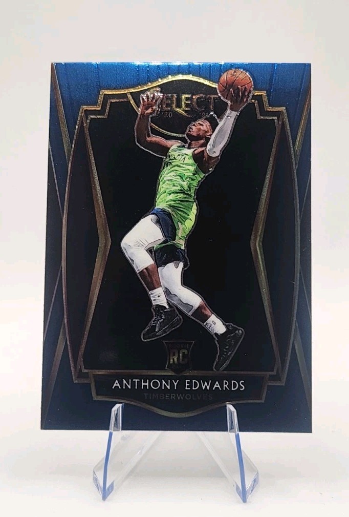2020-21 Panini Select - Premier Level Anthony Edwards #169 Blue (RC)