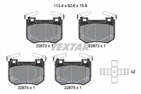 1X Textar 2287301 Bremsbelagsatz Scheibenbremse FüR KIA Genesis