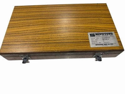 Mitutoyo Imperial Gauge Slip Block Set 516-903-01 Minor unvollständig