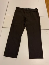 34 Heritage Pants 38x32 Brown Charisma Drop‑Rise Golf Preppy Trousers