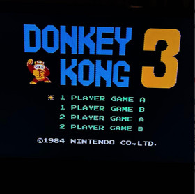 Donkey Kong 3 Nintendo Famicom FC Game Cartridge HVC-DT Tested Japan DDP