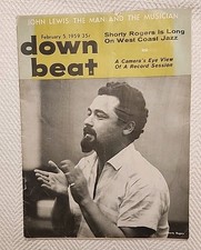 Vintage 1959 DOWN BEAT Magazine ~ February 5, 1959 ~ Shorty Rogers