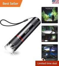 Rechargeable LED Flashlight, 2000 Lumens, Compact  Water Resistant - Perfect...