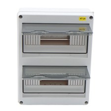 IP65 Waterproof 24 Way MCB Distribution Board with DIN Rail, Outdoor Use
