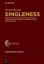 Michal Glowala Singleness (Hardback)