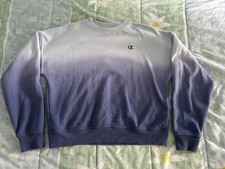 Champion Women's Medium Purple Ombre Pullover Crewneck Sweatshirt